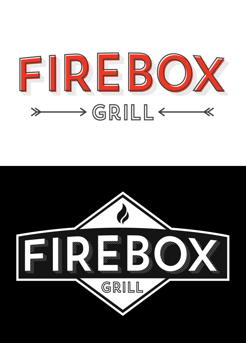 Tiny Giant - Firebox Grill - Logos
